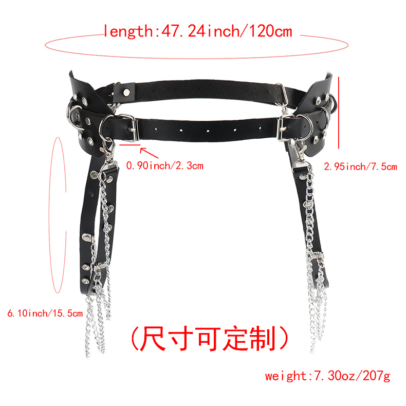 Sexy Fashion Geometric Pu Leather Alloy Women's Leather Belts display picture 14