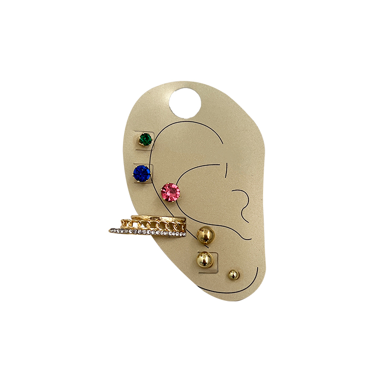 Wholesale Jewelry Simple Style Shiny Star Alloy Rhinestones Tassel Drop Earrings Ear Studs display picture 10