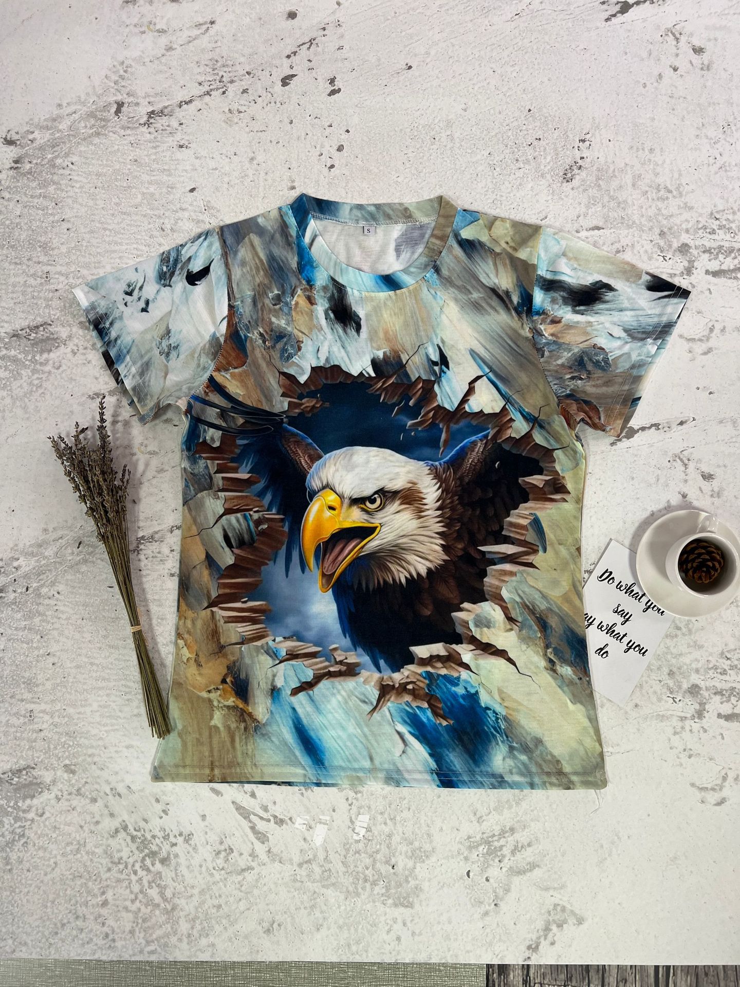Women's T-shirt Short Sleeve T-shirts Streetwear Eagle display picture 1
