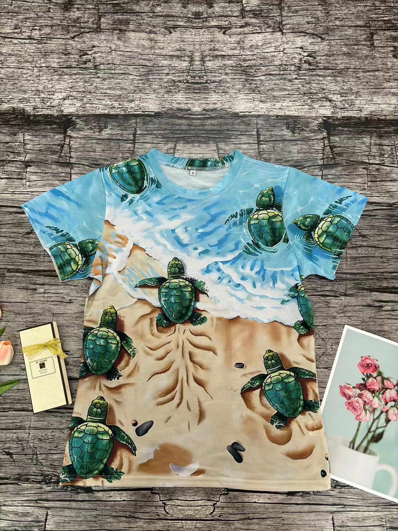 Women's T-shirt Short Sleeve T-shirts Casual Classic Style Tortoise display picture 1