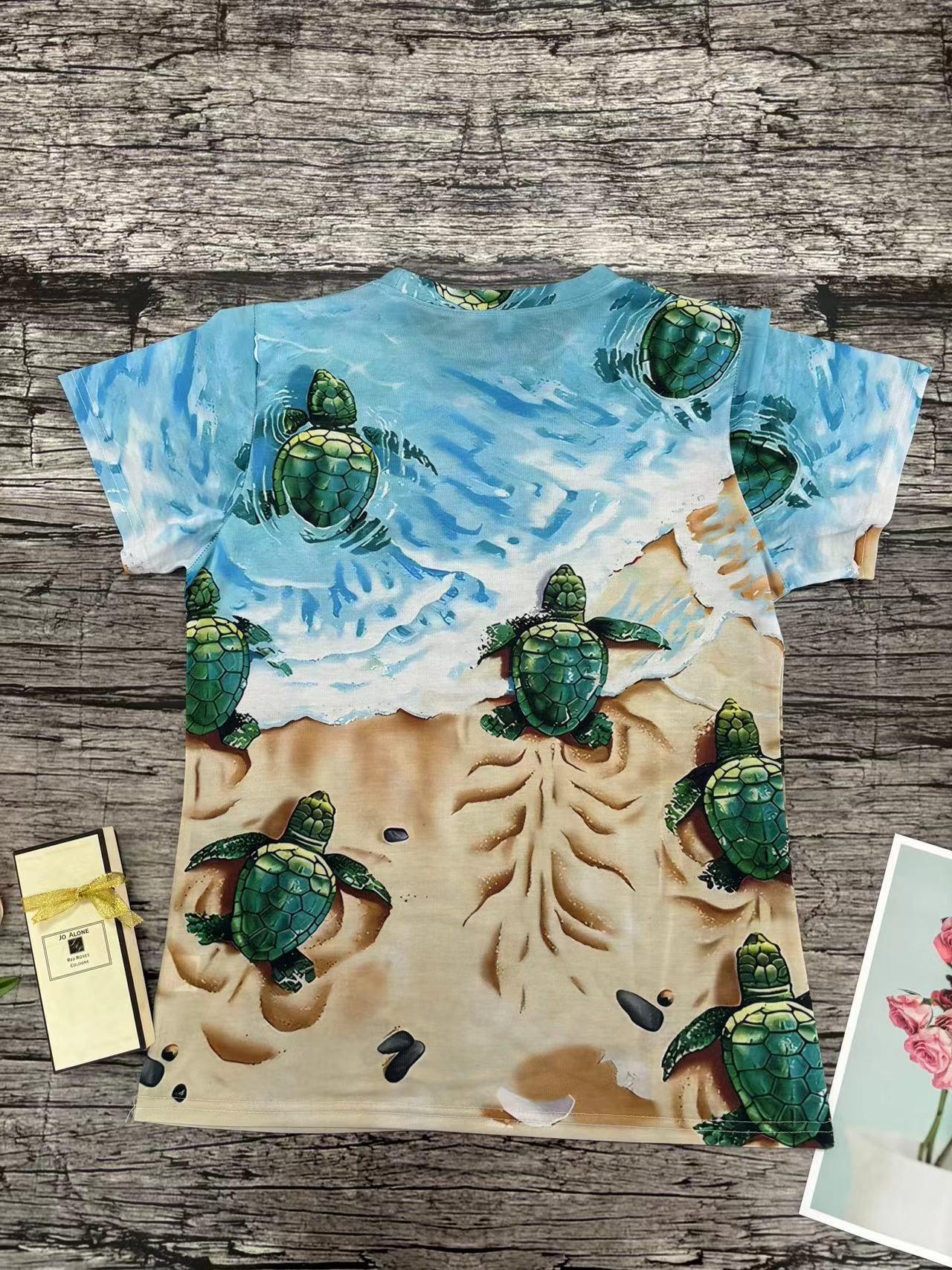 Women's T-shirt Short Sleeve T-shirts Casual Classic Style Tortoise display picture 2
