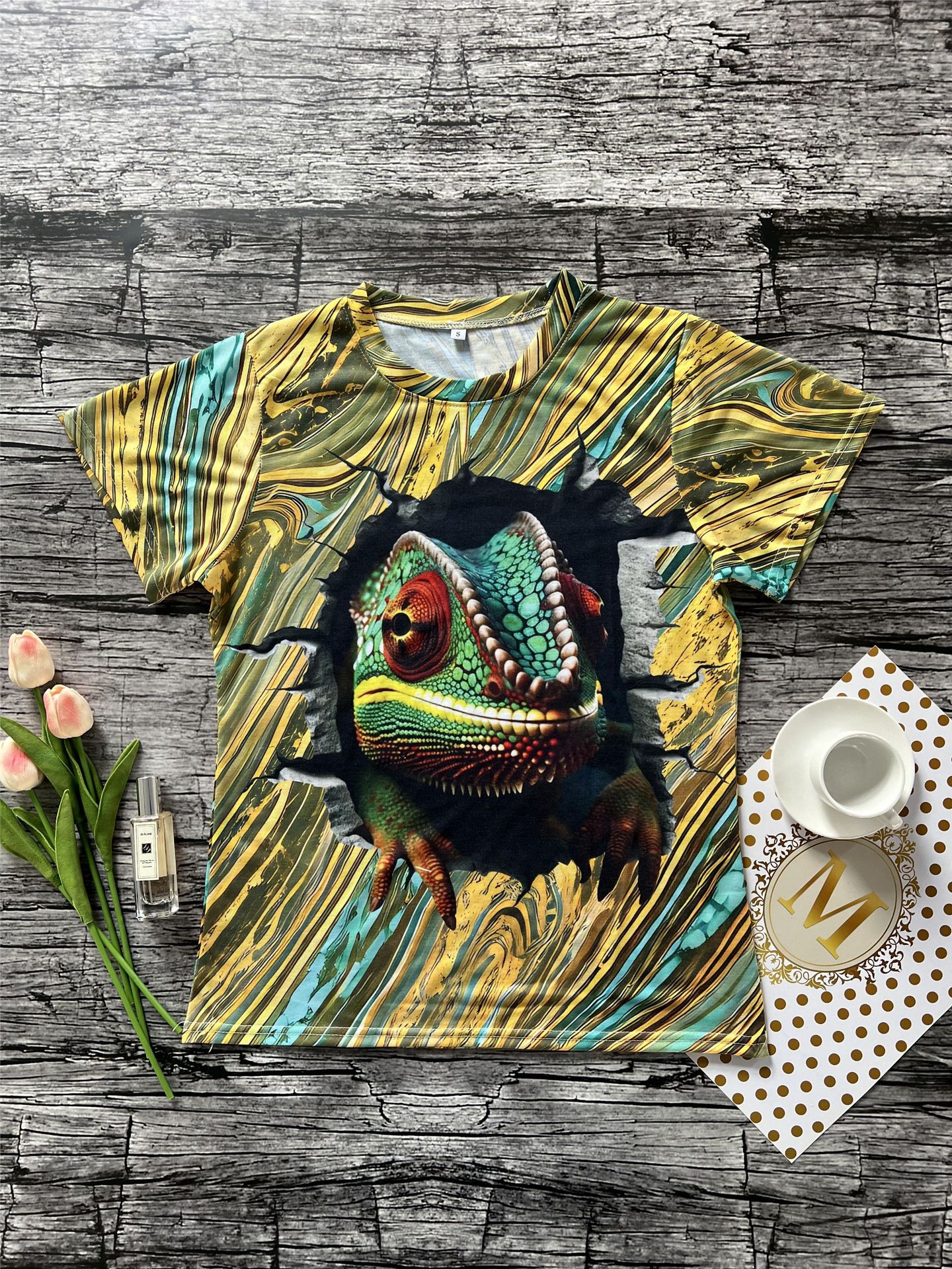 Women's T-shirt Short Sleeve T-shirts Casual 3d Print display picture 1