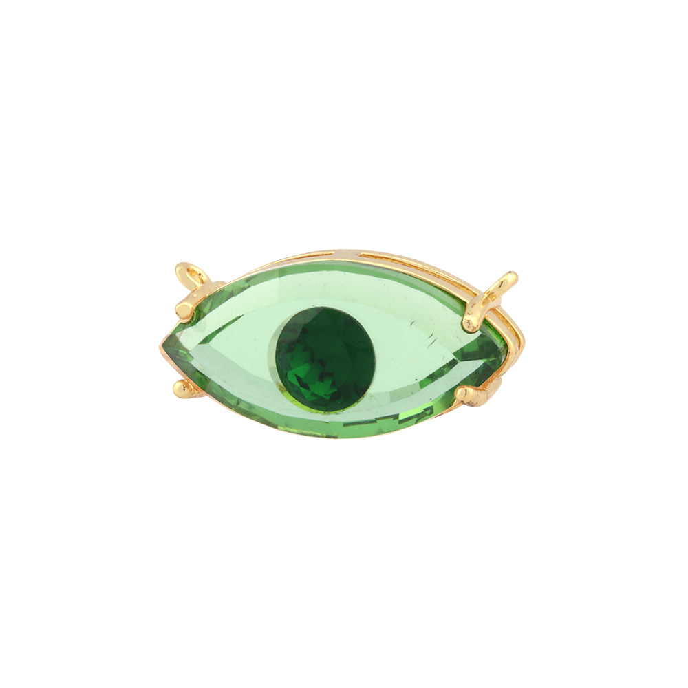 1 Piece Ig Style Shiny Devil's Eye Copper Plating Inlay Pendant Jewelry Accessories display picture 28