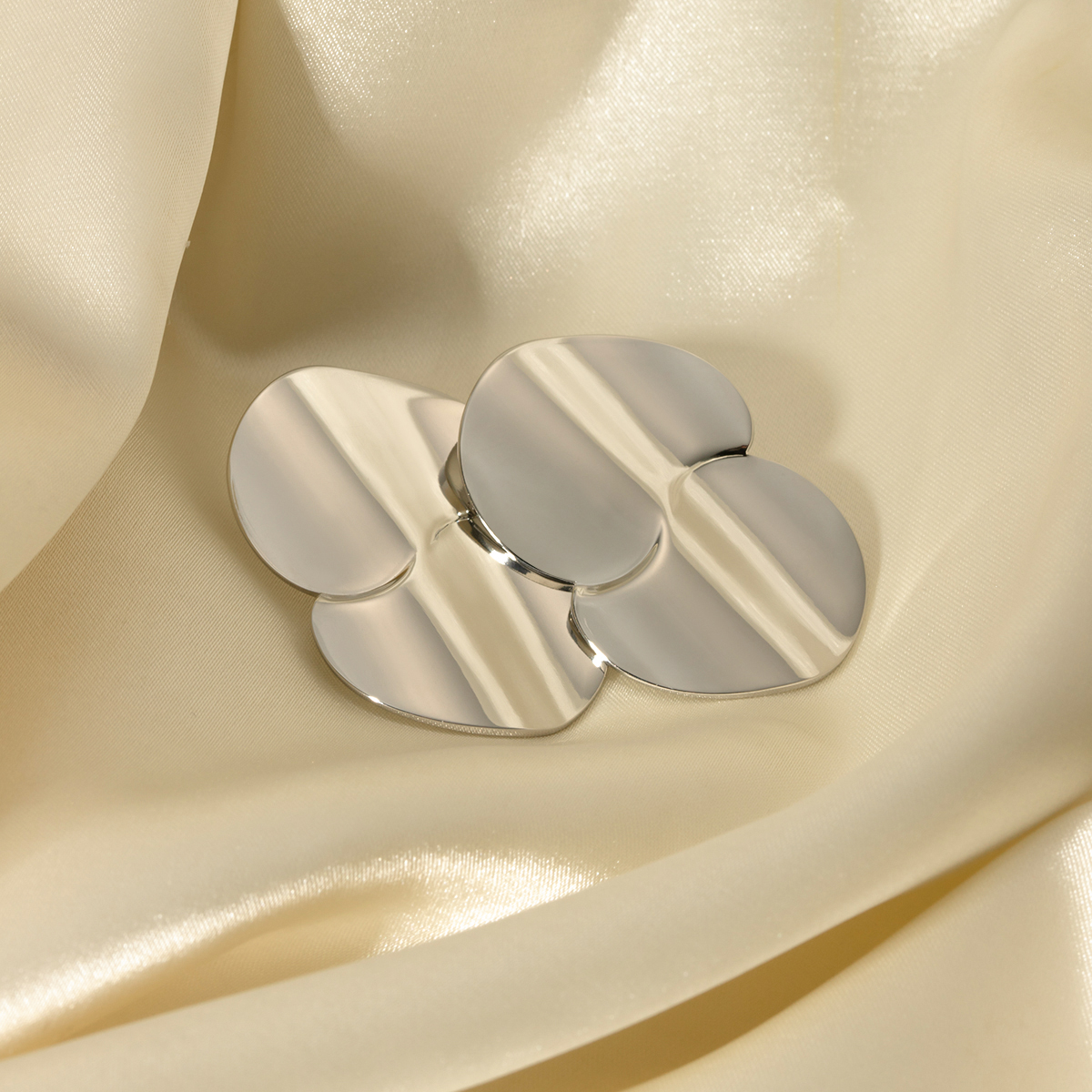 1 Pair IG Style Geometric 304 Stainless Steel Drop Earrings display picture 7