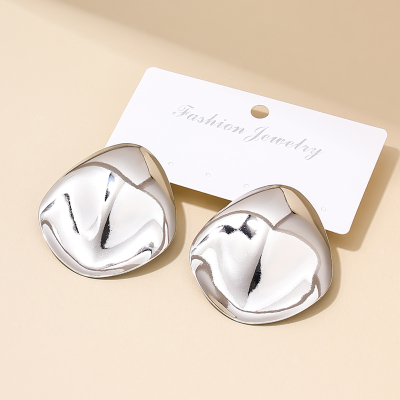 1 Pair Ig Style Geometric Plating Alloy Ear Studs display picture 1