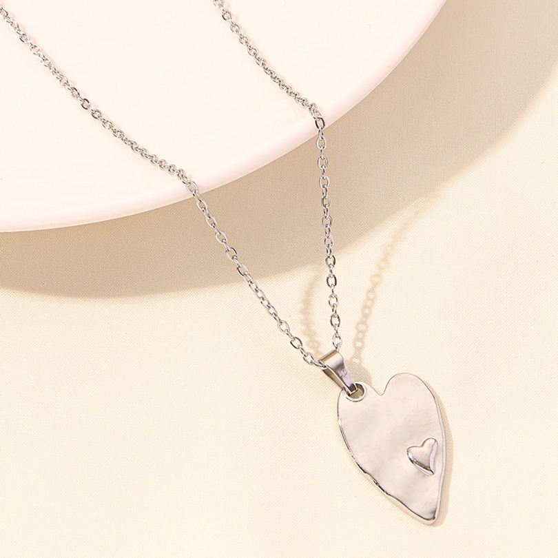 Elegant Cute Heart Shape Stainless Steel Plating 18k Gold Plated Pendant Necklace display picture 22