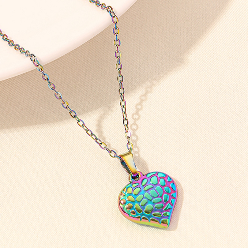 Elegant Cute Heart Shape Stainless Steel Plating 18k Gold Plated Pendant Necklace display picture 20