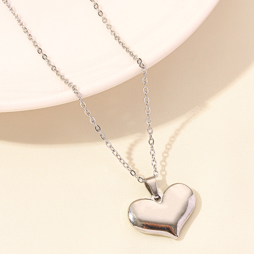 Elegant Cute Heart Shape Stainless Steel Plating 18k Gold Plated Pendant Necklace display picture 23
