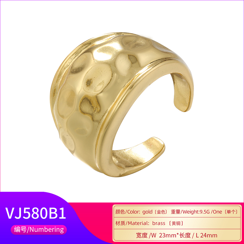 Vintage Style Simple Style Irregular Red Heart Petal Copper Plating Inlay Zircon 18k Gold Plated Open Rings display picture 23