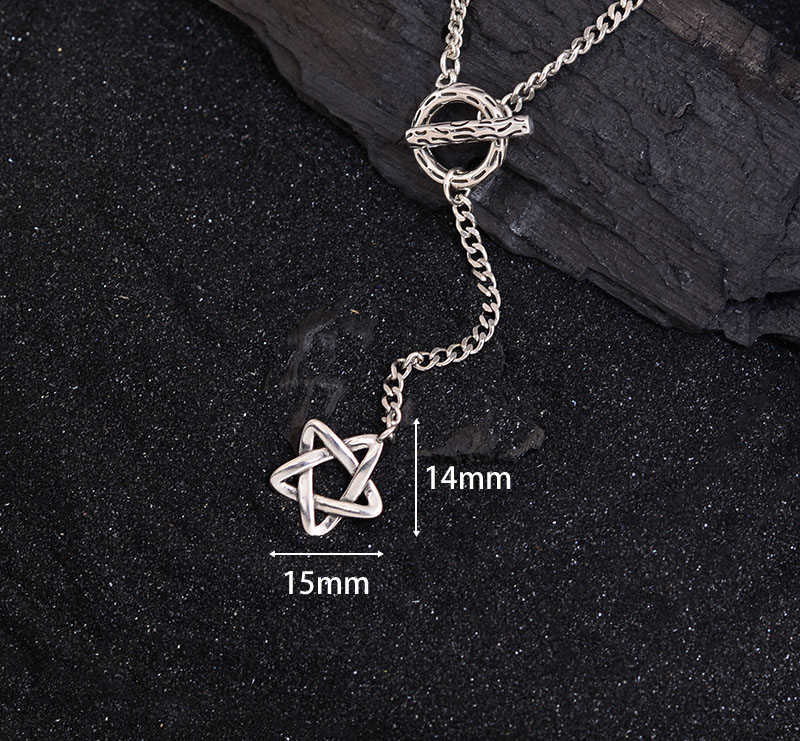 Simple Style Star Copper Pendant Necklace display picture 4