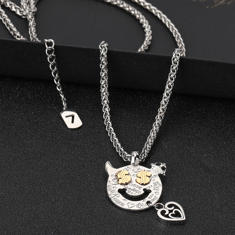 304 Stainless Steel Cute Little Devil Pendant Necklace display picture 3