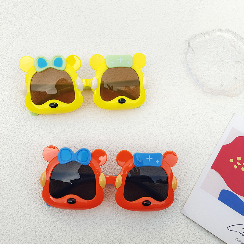 Cute Cartoon Character Ac Oval Frame Full Frame Kids Sunglasses display picture 7