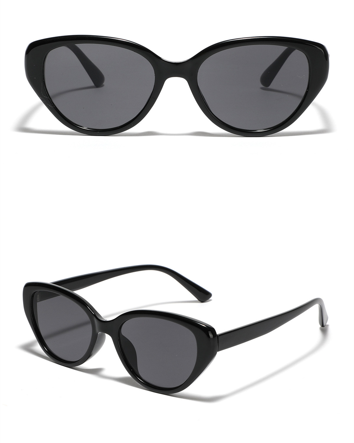 Hip-hop Streetwear Geometric Ac Cat Eye Full Frame Optical Glasses display picture 4