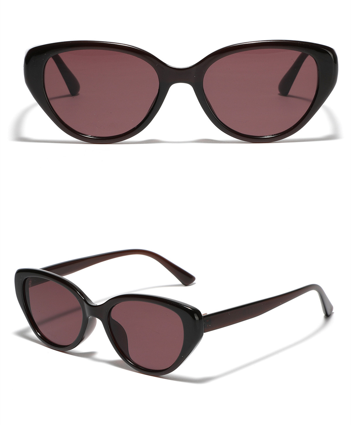 Hip-hop Streetwear Geometric Ac Cat Eye Full Frame Optical Glasses display picture 7