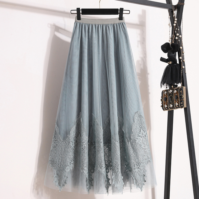 Summer Spring Autumn Basic Classic Style Solid Color Polyester Maxi Long Dress Skirts display picture 5
