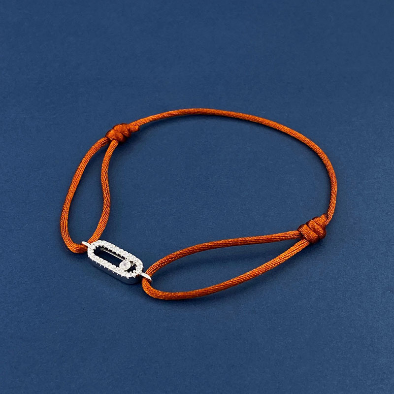 Style Simple Géométrique Corde Le Cuivre Incruster Zircon Unisexe Bracelets display picture 4