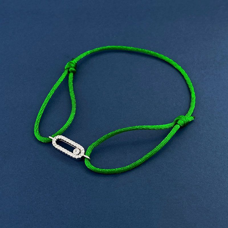 Style Simple Géométrique Corde Le Cuivre Incruster Zircon Unisexe Bracelets display picture 6