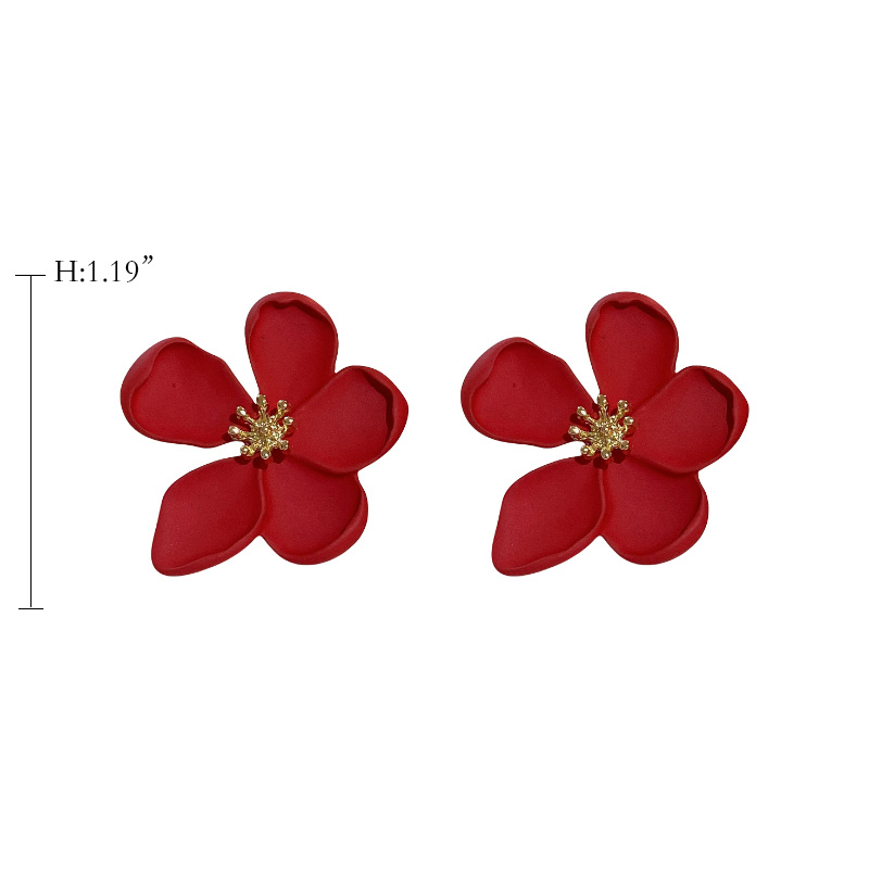 1 Pair Sweet Flower Alloy Ear Studs display picture 6