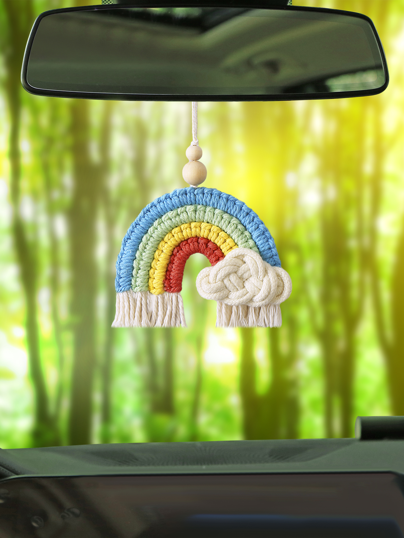 Ig Style Rainbow Cotton Artificial Decorations display picture 7