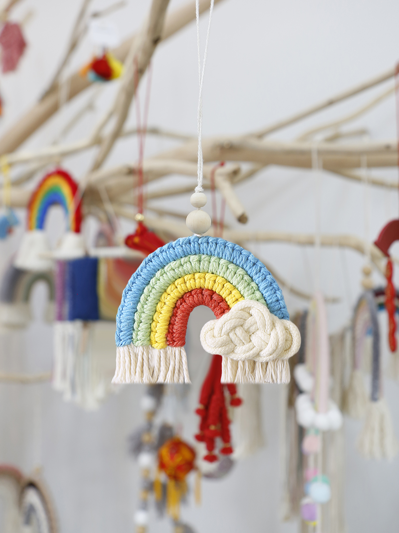 Ig Style Rainbow Cotton Artificial Decorations display picture 8