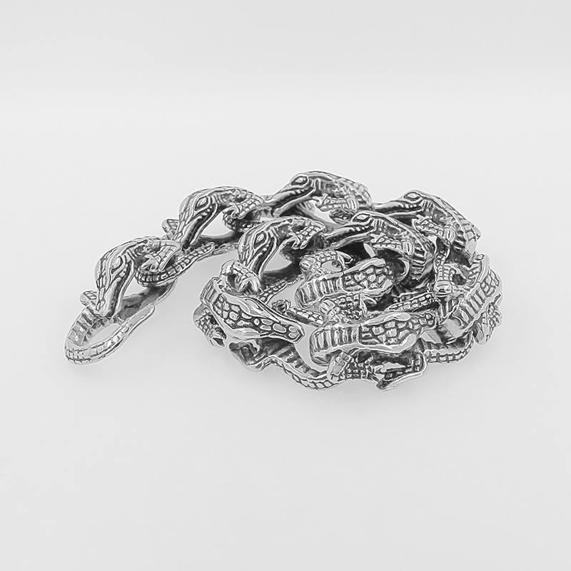 Hip-Hop Streetwear Skull Stainless Steel Men's Bracelets display picture 4