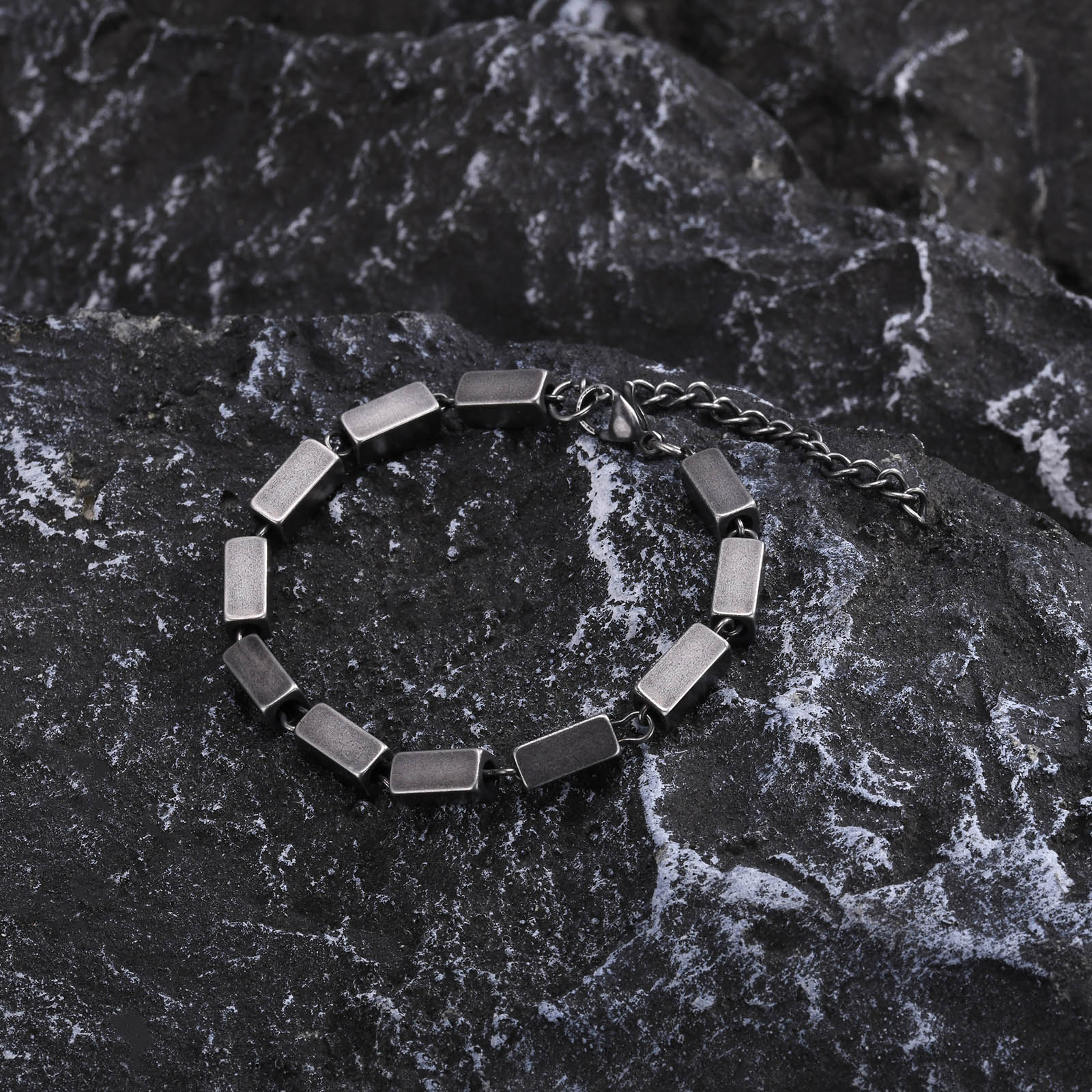 Hip-Hop Retro Geometric 201 Stainless Steel Men's Bracelets display picture 5