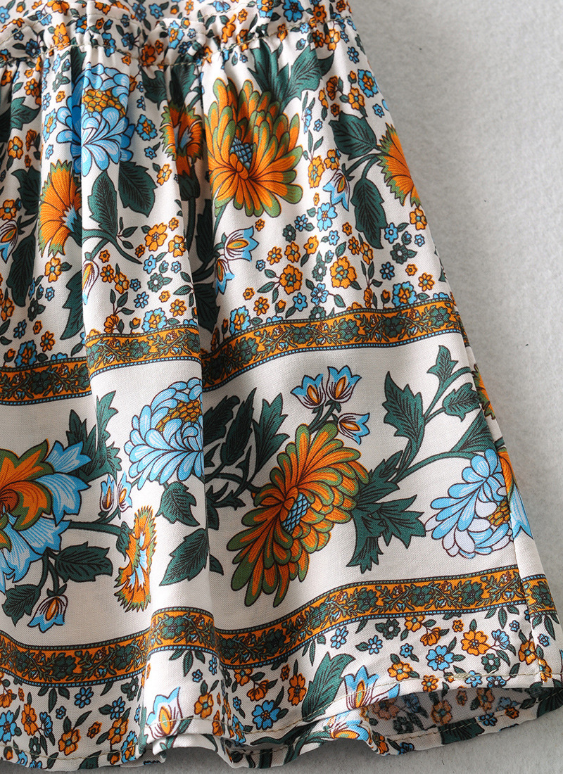 Daily Women's Elegant Pastoral Ditsy Floral Spandex Skirt Sets Skirt Sets display picture 5