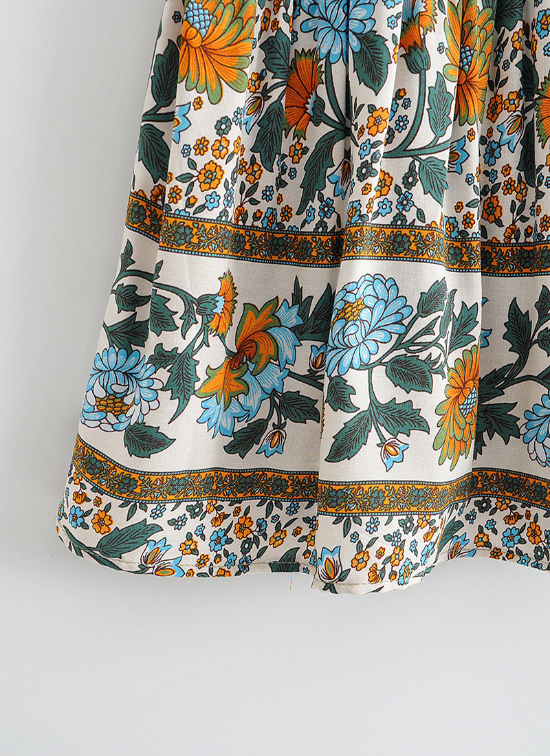 Daily Women's Elegant Pastoral Ditsy Floral Spandex Skirt Sets Skirt Sets display picture 6