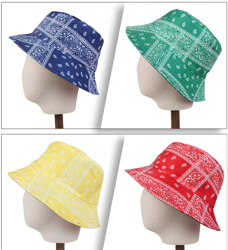 Unisex Casual Hip-hop Paisley Wide Eaves Bucket Hat display picture 7