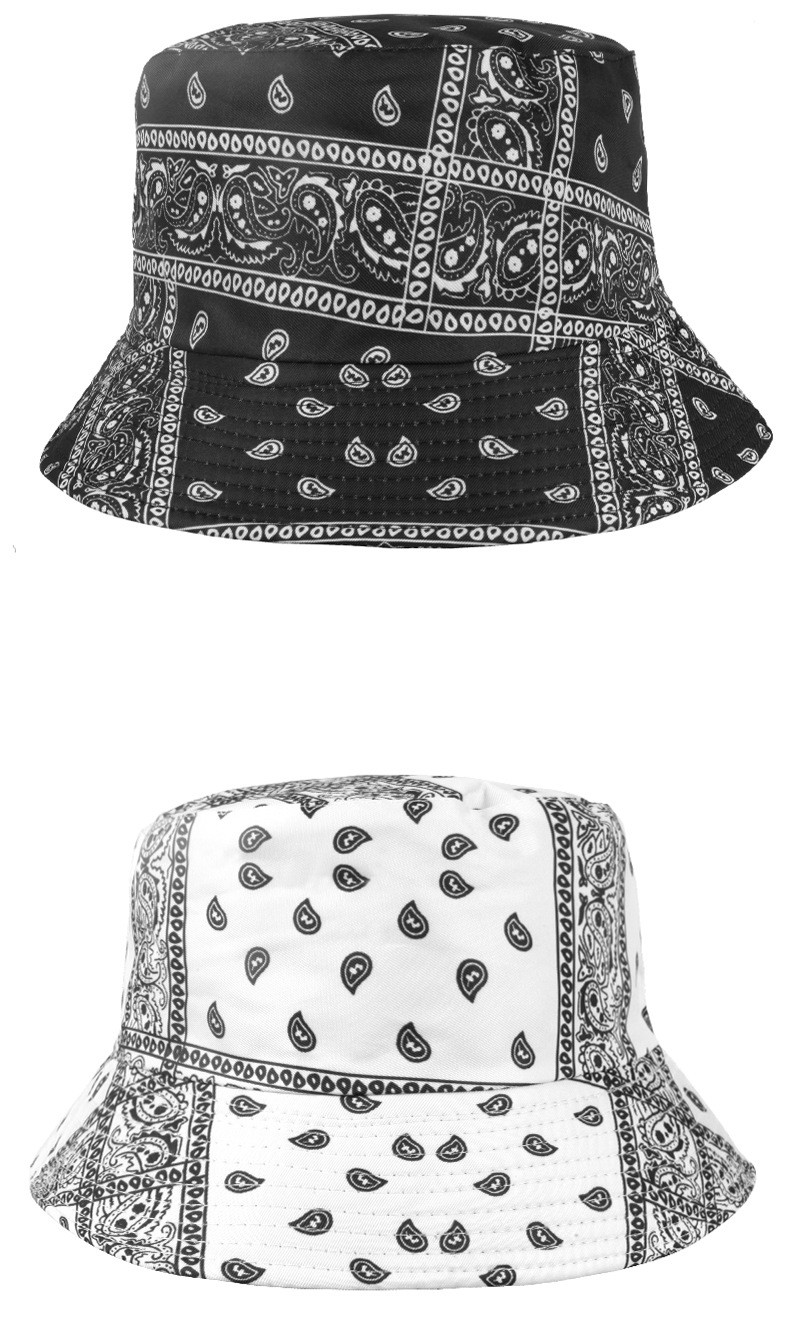 Unisex Casual Hip-hop Paisley Wide Eaves Bucket Hat display picture 6