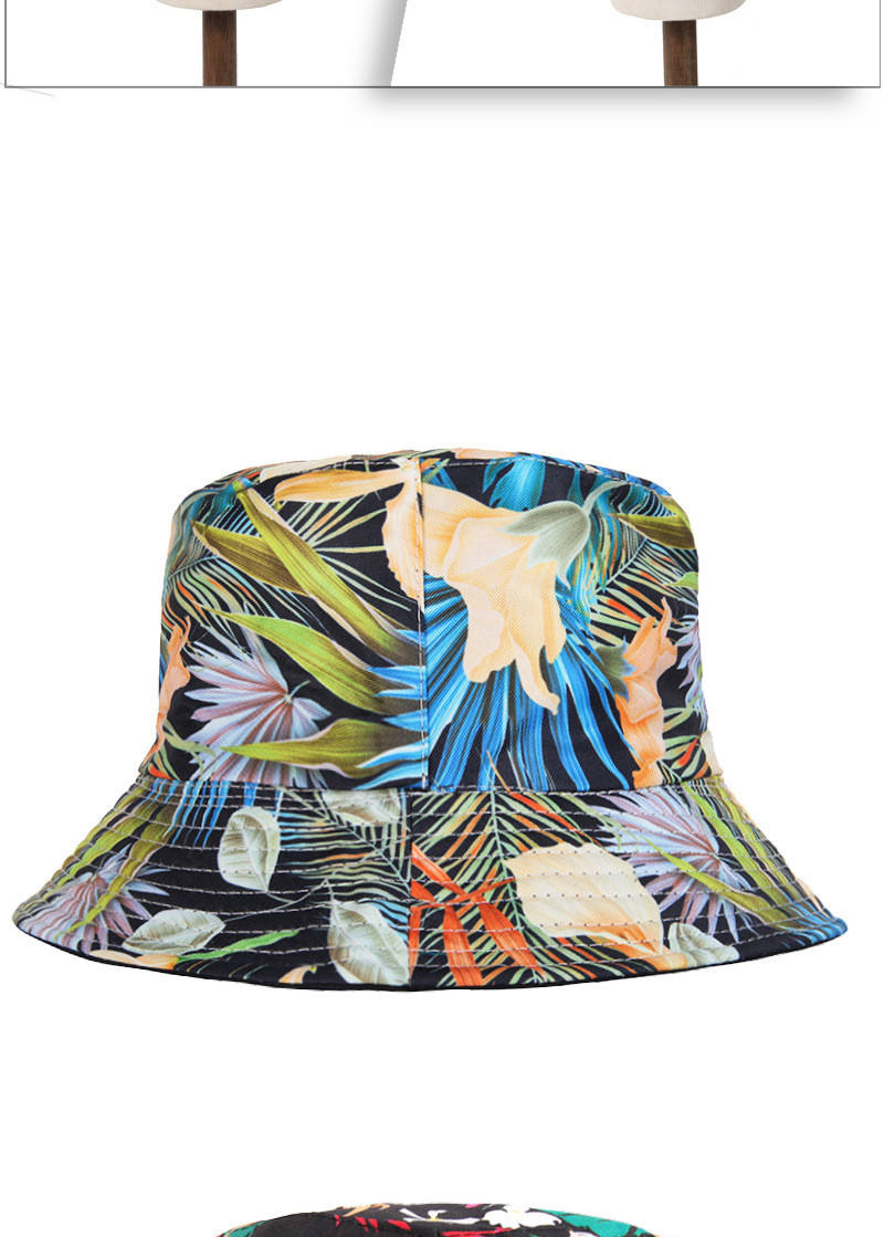 Unisex Casual Vacation Tropical Wide Eaves Bucket Hat display picture 2