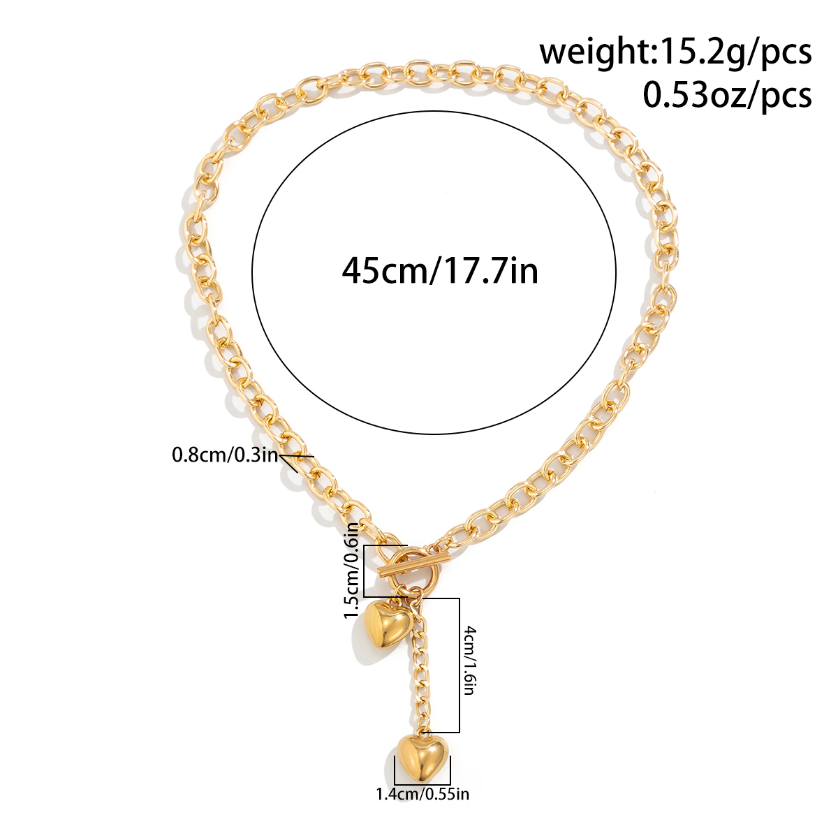 Vintage Style Classic Style Cool Style Round Heart Shape Ccb Aluminum Three-dimensional Chain Tassel Chain Women's Necklace display picture 1