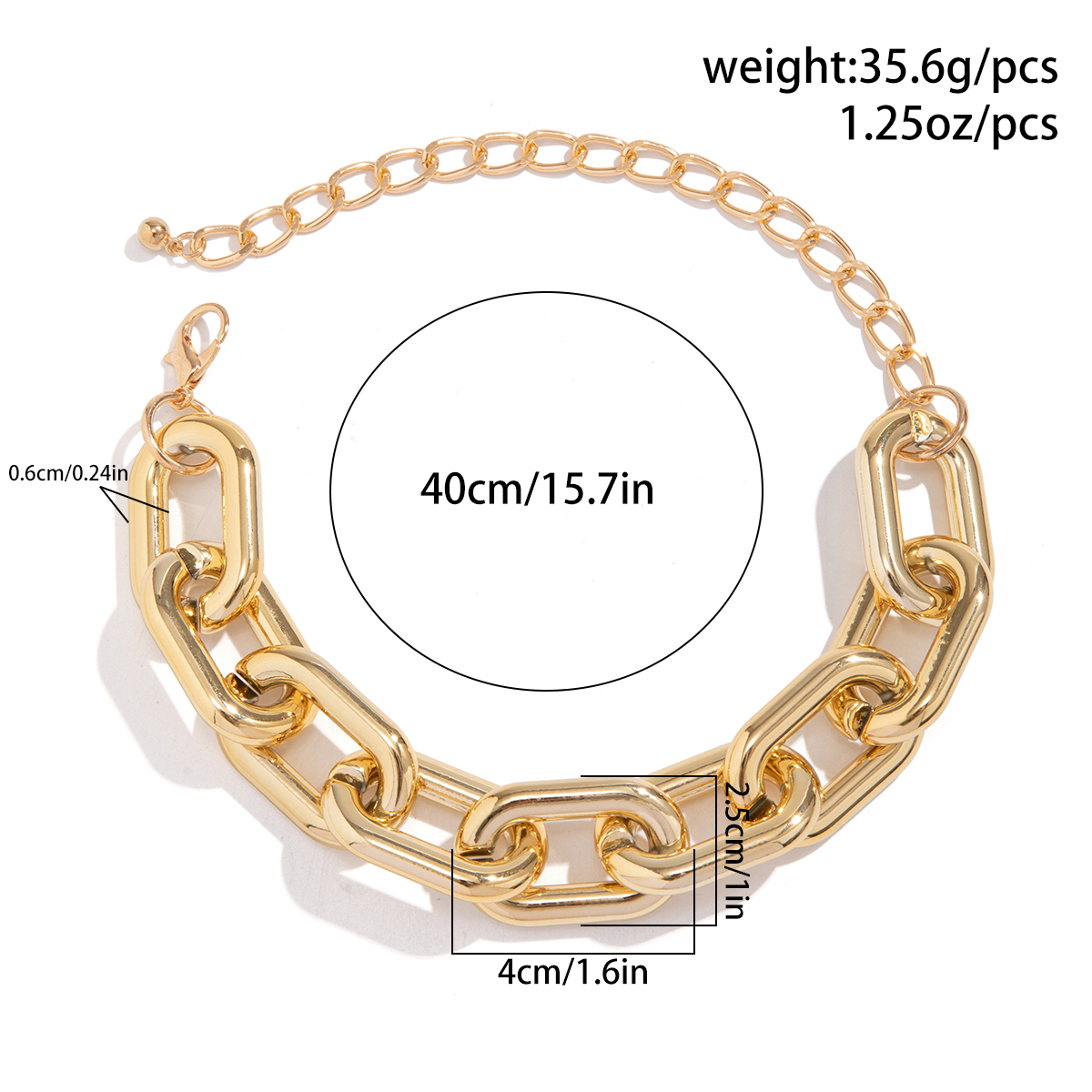 Exaggerated Simple Style Classic Style Irregular Ccb Wholesale Necklace display picture 1