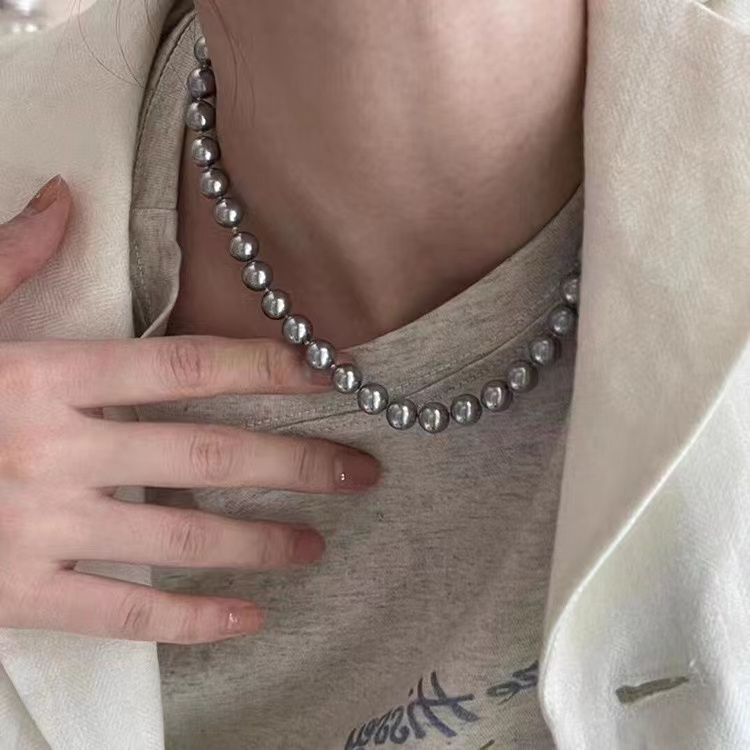 Einfacher Stil Perle Aryl Perlen Frau Halskette display picture 4