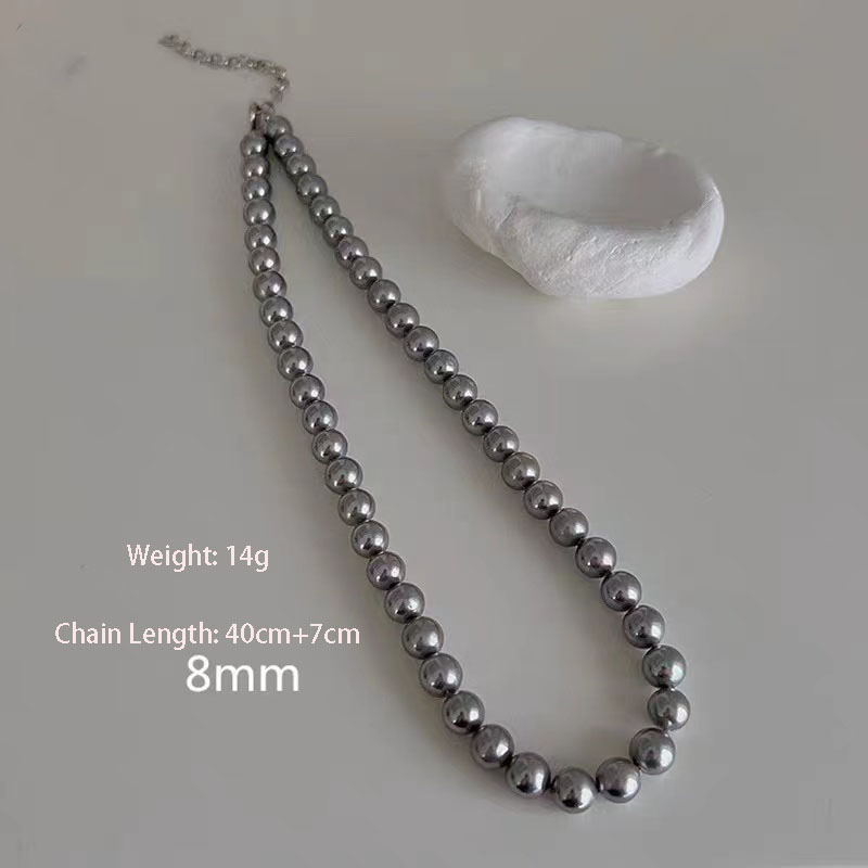 Simple Style Pearl Arylic Beaded Women's Necklace display picture 2