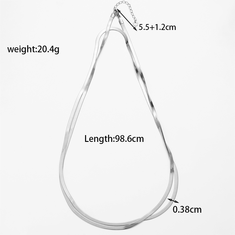 Ig-stil Einfacher Stil Geometrisch Rostfreier Stahl Halskette display picture 4