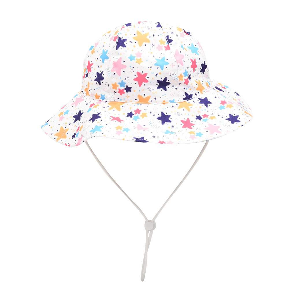 Baby Girl's Baby Boy's Cute Vacation Flower Bucket Hat display picture 13