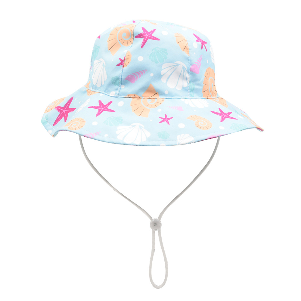 Baby Girl's Baby Boy's Cute Vacation Flower Bucket Hat display picture 11