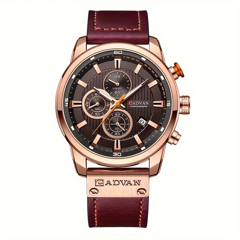 Casual Business Luxurious Color Block Buckle Quartz Men's Watches display picture 7