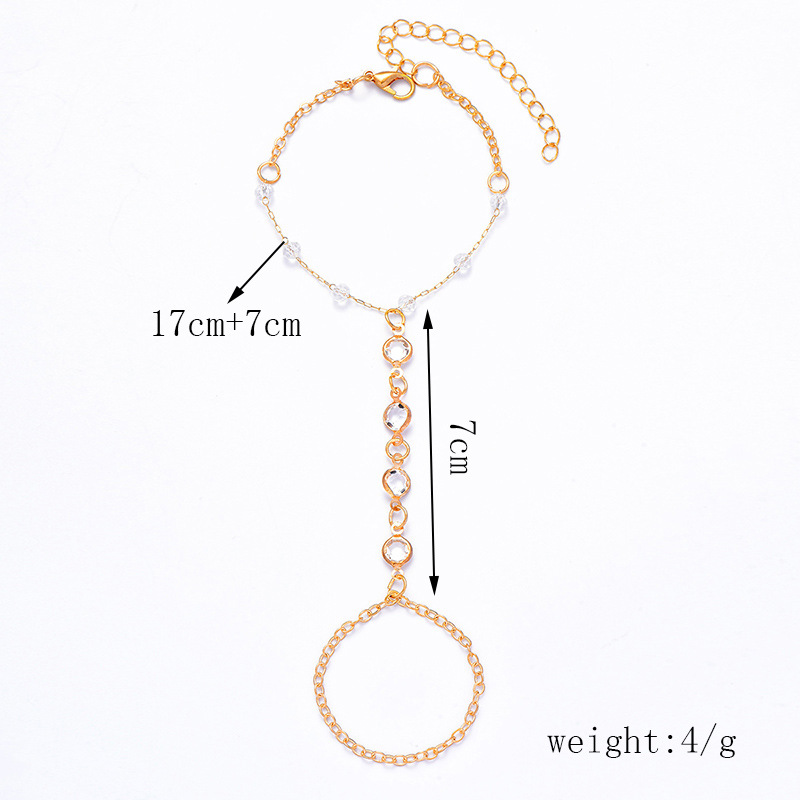 Simple Style Geometric Solid Color Alloy Plating Women's Bracelets display picture 2