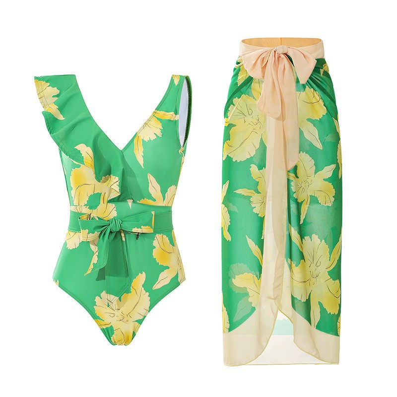 Women's Sexy Printing 2 Pieces One Piece Swimwear display picture 16
