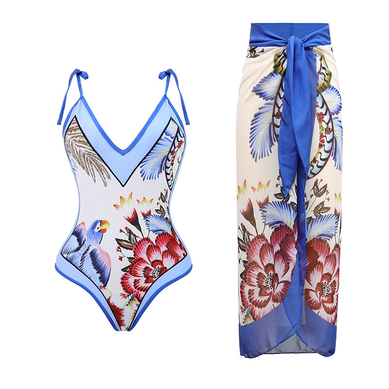 Women's Sexy Printing 2 Pieces One Piece Swimwear display picture 27