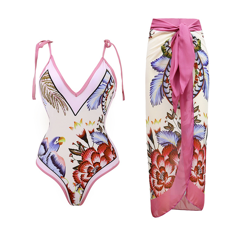 Women's Sexy Printing 2 Pieces One Piece Swimwear display picture 24