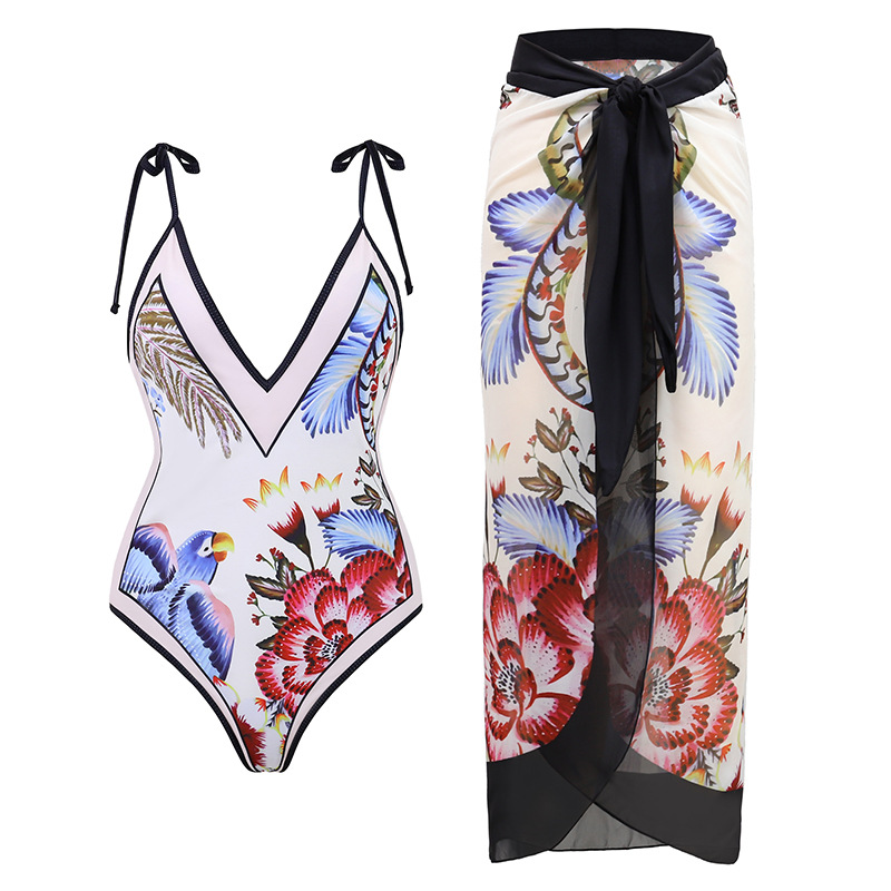 Women's Sexy Printing 2 Pieces One Piece Swimwear display picture 25