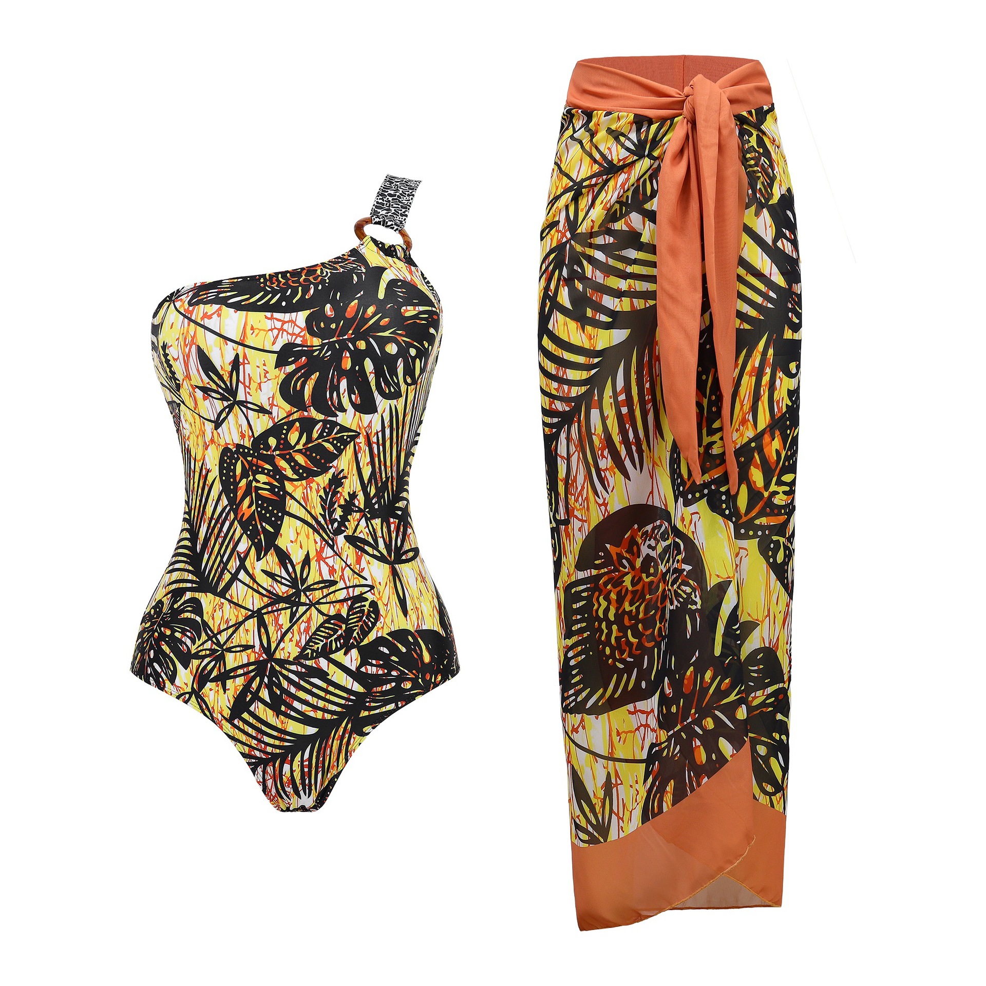 Women's Sexy Printing 2 Pieces One Piece Swimwear display picture 34