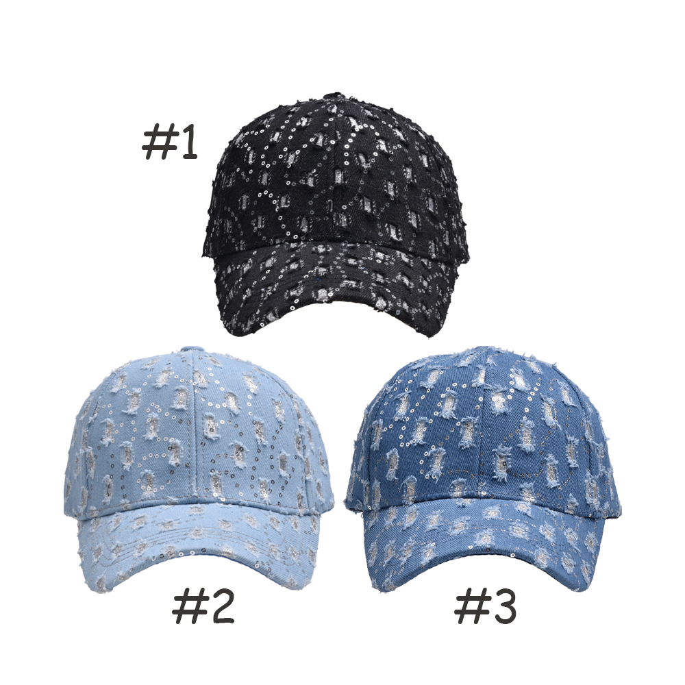 Unisex Casual Simple Style Color Block Curved Eaves Baseball Cap display picture 1