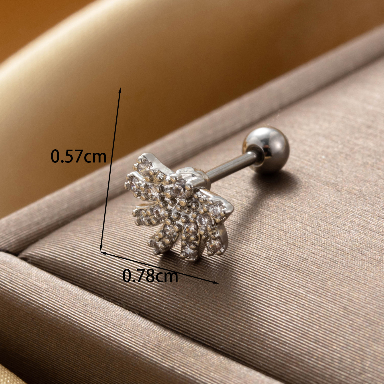 1 Piece IG Style French Style Simple Style Round Sun Solid Color Inlay Copper Zircon Earrings Ear Studs display picture 2