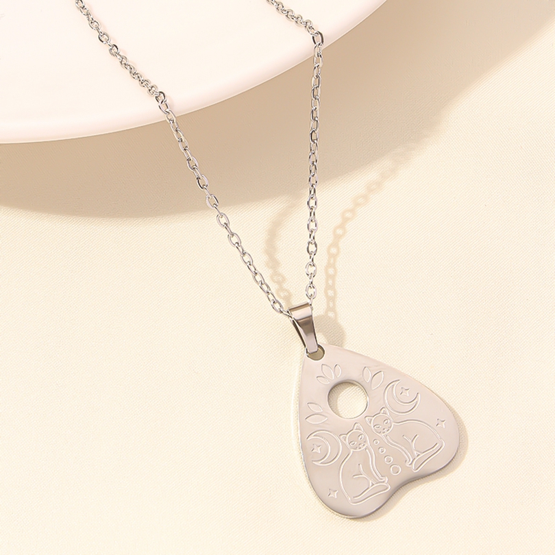 304 Stainless Steel Elegant Cute Luxurious Plating Heart Shape Pendant Necklace display picture 24