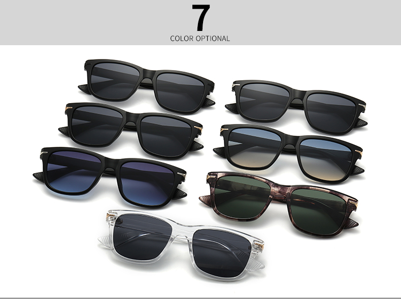 Modern Style Solid Color Pc Square Patchwork Full Frame Women's Sunglasses display picture 3