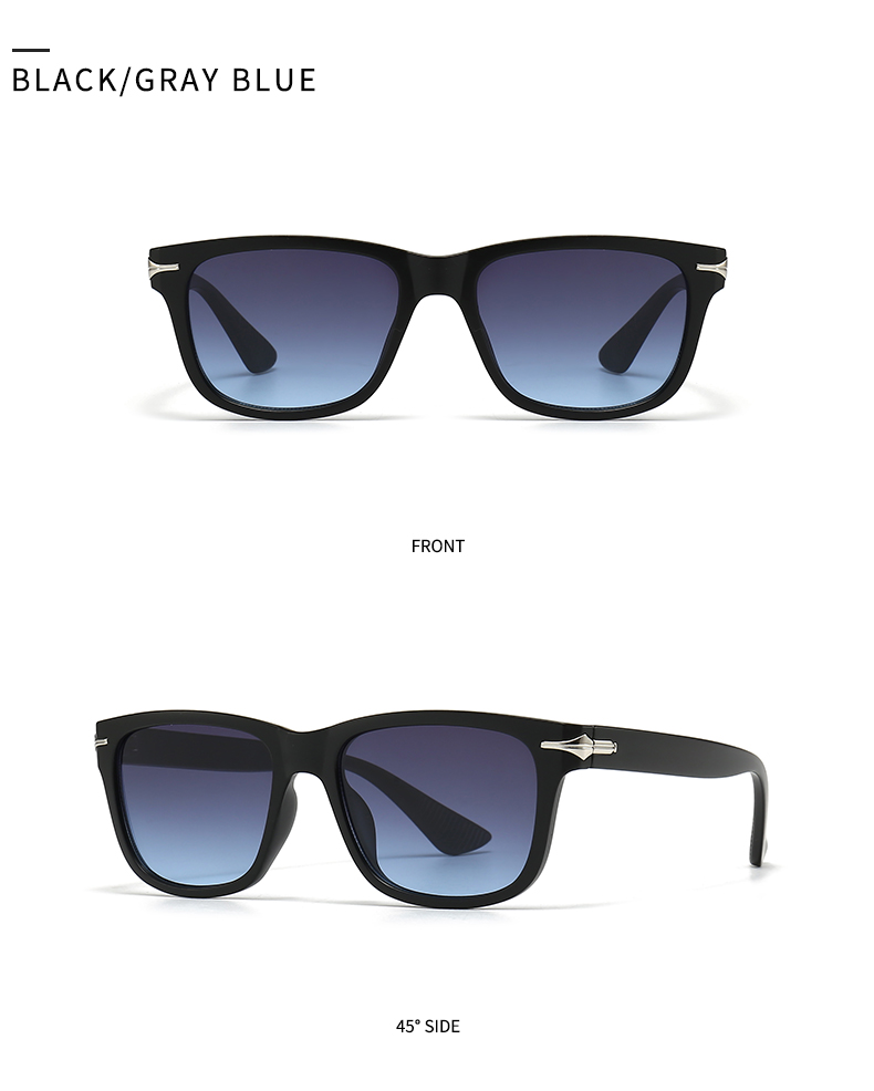 Modern Style Solid Color Pc Square Patchwork Full Frame Women's Sunglasses display picture 14
